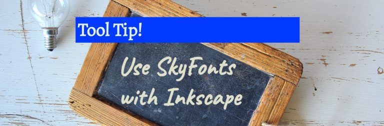 Link SkyFonts to Inkscape
