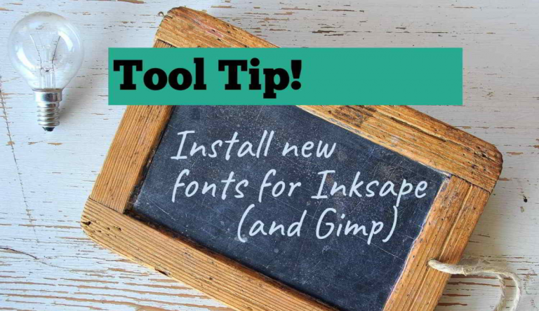How to Install New Fonts in Inkscape